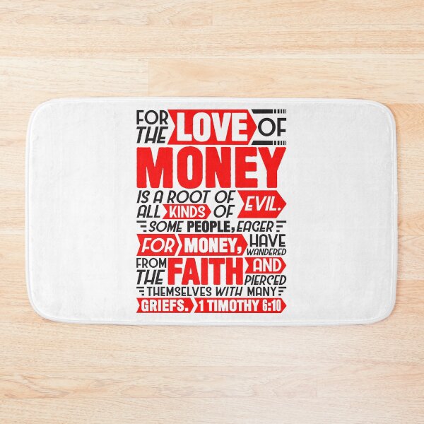 Item preview, 1 Timothy 6:10 designed and sold by plushism.