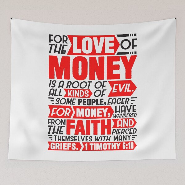 Item preview, 1 Timothy 6:10 designed and sold by plushism.