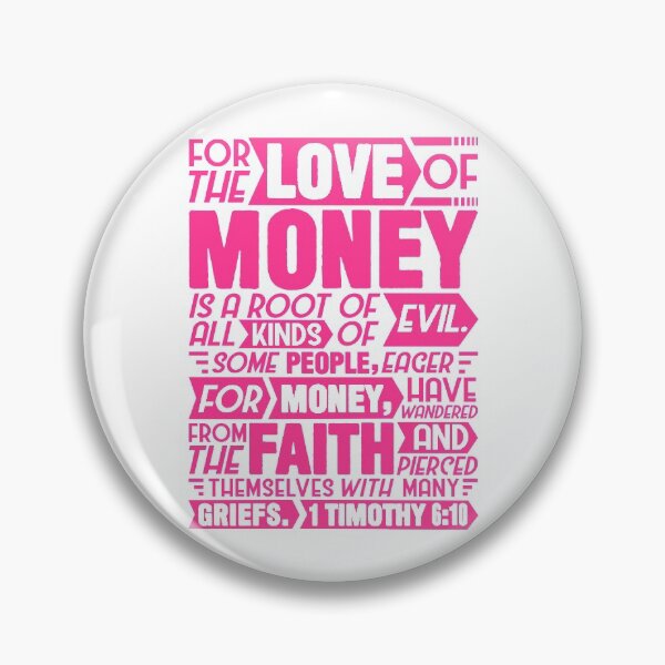 Item preview, 1 Timothy 6:10 designed and sold by plushism.