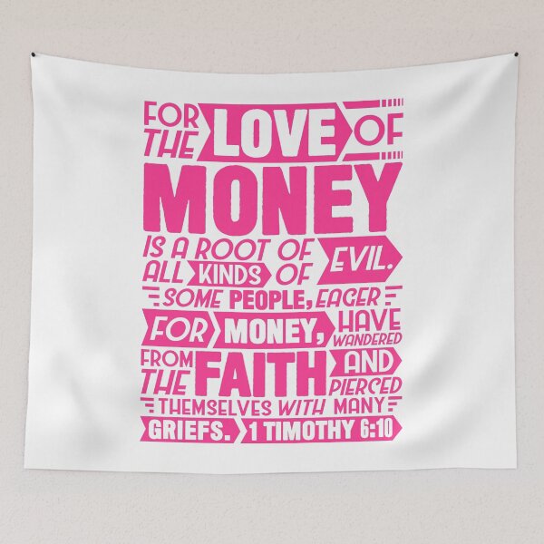 Item preview, 1 Timothy 6:10 designed and sold by plushism.