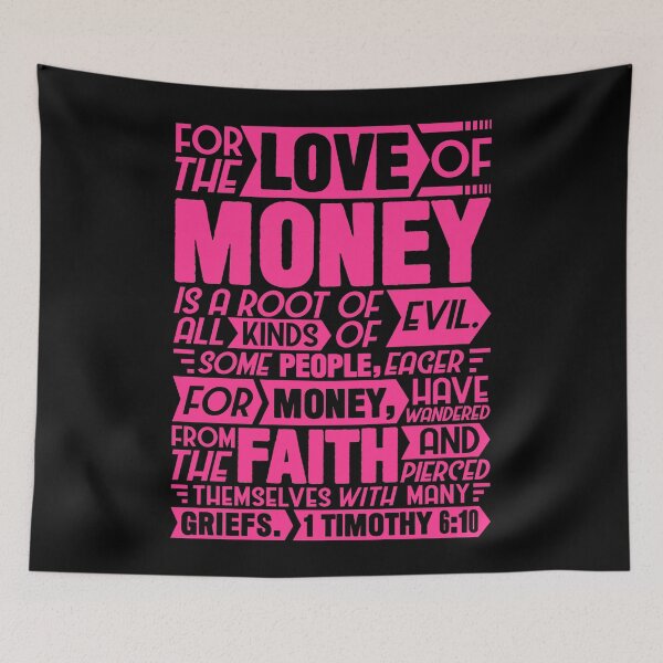 Item preview, 1 Timothy 6:10 designed and sold by plushism.