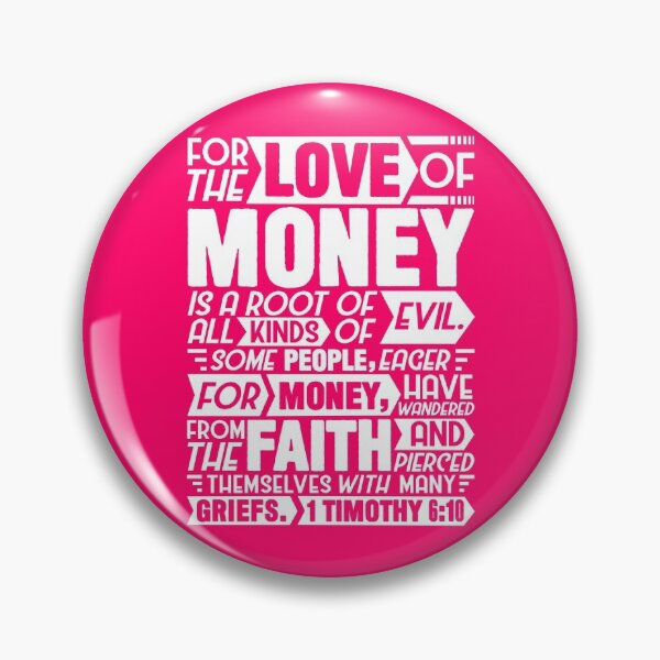 Item preview, 1 Timothy 6:10 designed and sold by plushism.