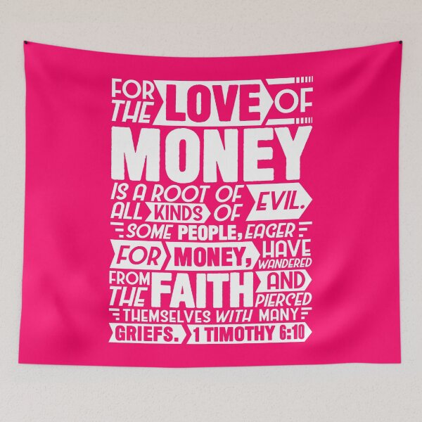 Item preview, 1 Timothy 6:10 designed and sold by plushism.