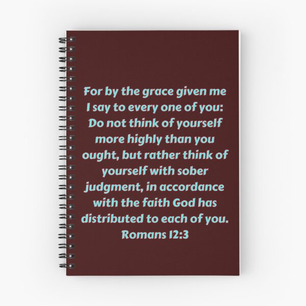 Item preview, Bible Verse Romans 12:3 designed and sold by Prayingwarrior.