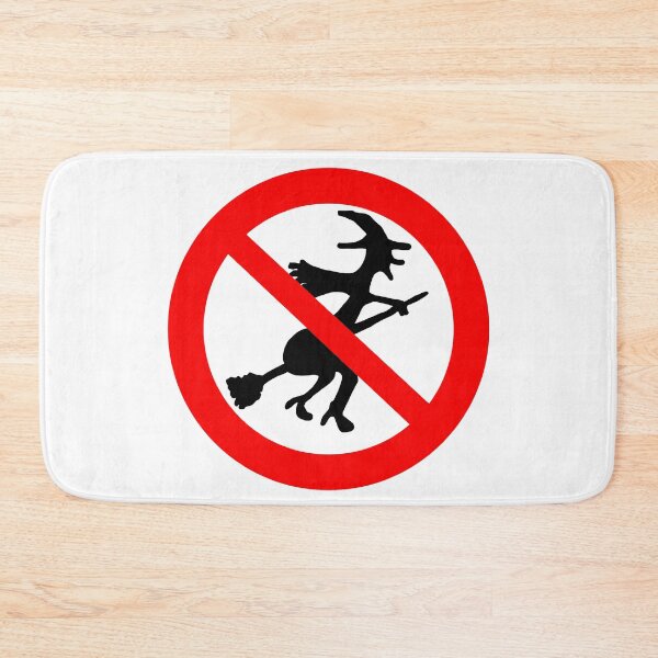 Item preview, Witches are not allowed to fly; designed and sold by StickerApe.