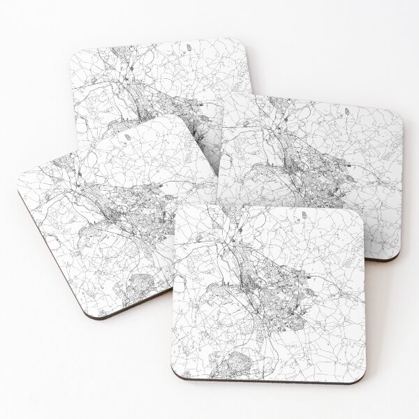 Item preview, Oxford White Map designed and sold by multiplicitymap.