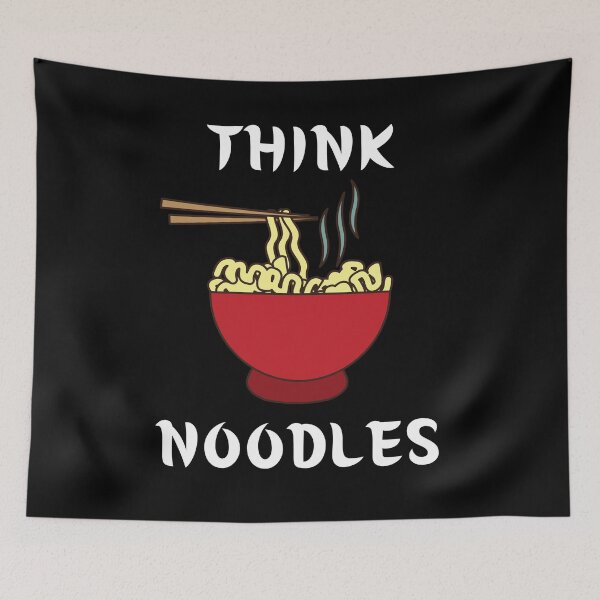 Item preview, Think Noodles - A cute and funny Noodles gift designed and sold by dan2244.