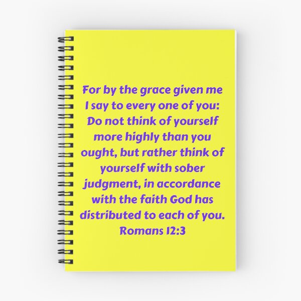Item preview, Bible Verse Romans 12:3 designed and sold by Prayingwarrior.