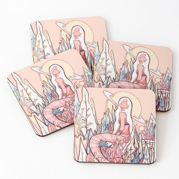 Item preview, A mermaid from another world designed and sold by Swadeillustrations.