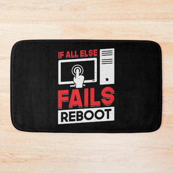 Item preview, If All Else Fails Reboot Tech Support Gift designed and sold by Marcid95.