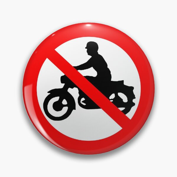 Item preview, Motorcycle ban; designed and sold by StickerApe.