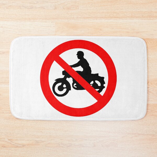 Item preview, Motorcycle ban; designed and sold by StickerApe.