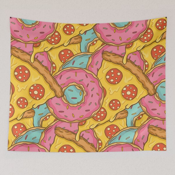 Item preview, Pizza, donut, salami pizza designed and sold by DerSenat.