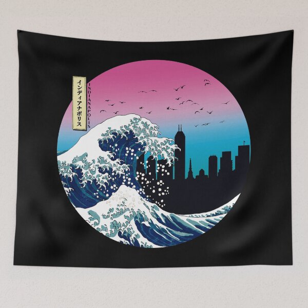 Item preview, Indianapolis Kanagawa Wave 90s designed and sold by DFerraz.