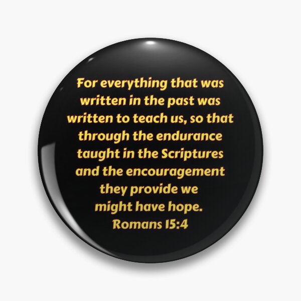 Item preview, Bible Verse Romans 15:4 designed and sold by Prayingwarrior.