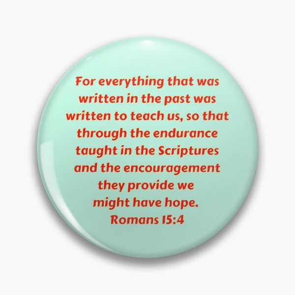 Item preview, Bible Verse Romans 15:4 designed and sold by Prayingwarrior.