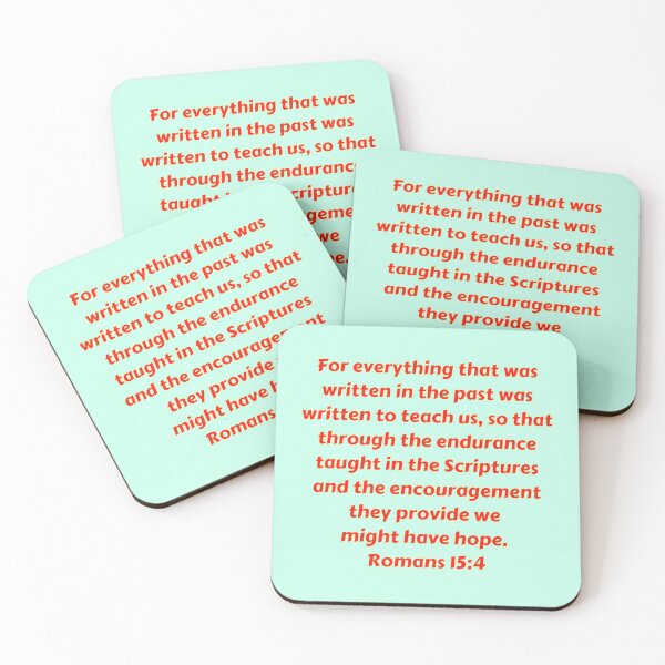 Item preview, Bible Verse Romans 15:4 designed and sold by Prayingwarrior.