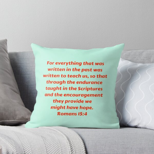 Item preview, Bible Verse Romans 15:4 designed and sold by Prayingwarrior.
