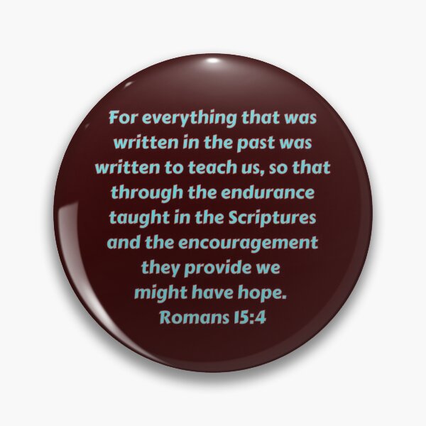 Item preview, Bible Verse Romans 15:4 designed and sold by Prayingwarrior.