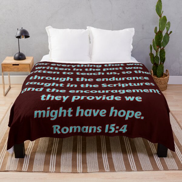 Item preview, Bible Verse Romans 15:4 designed and sold by Prayingwarrior.