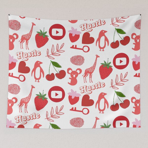 Item preview, Fun Random Quirky Red print designed and sold by shravanii.
