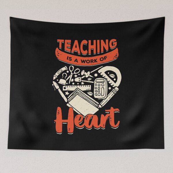 Item preview, Teaching Is A Work Of Heart designed and sold by Marcid95.