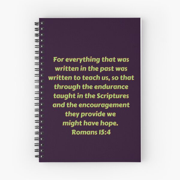 Item preview, Bible Verse Romans 15:4 designed and sold by Prayingwarrior.
