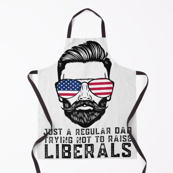 Item preview, Just a Regular Dad Trying Not to Raise Liberals Father's Day T-Shirt designed and sold by Lukifo-Vista.