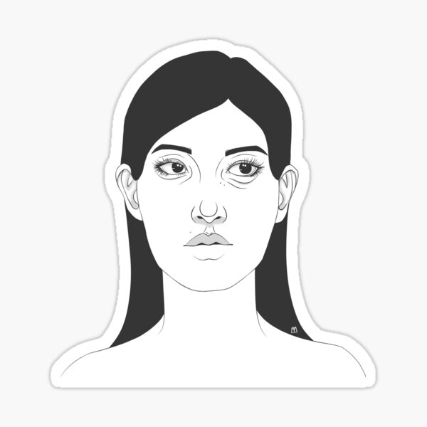 "Fish Eyes" Sticker by Loognachan Redbubble