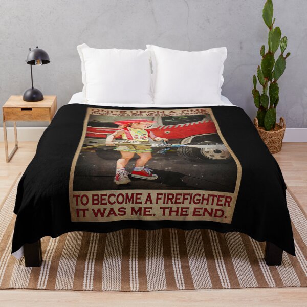 Item preview, Once Upon A Time There Was A Girl Who Really Wanted To Become A Firefighter designed and sold by MagicatcoArt.