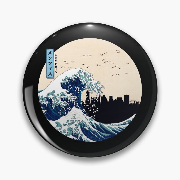 Item preview, Memphis Kanagawa Wave designed and sold by DFerraz.