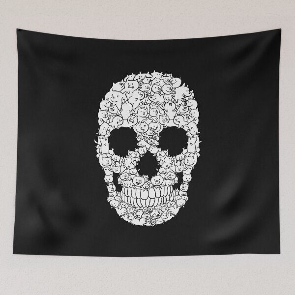 Item preview, Skull with dogs designed and sold by DerSenat.