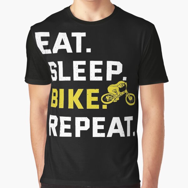 Artikel-Vorschau von Eat Sleep Bike Repeat Mountainbiker Fahrrad Biker, designt und verkauft von Yanyo.