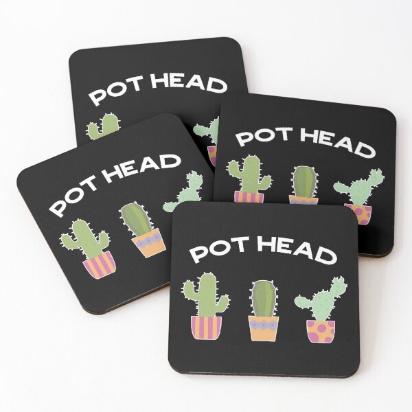 Item preview, Pot Head Succulent Cactus Pun designed and sold by designandclouds.