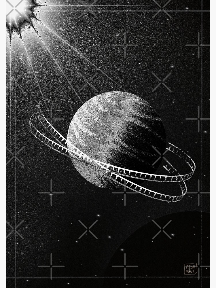 Black & White Saturn Frame by adarovai