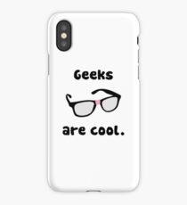 Geeks are Cool iPhone Case/Skin