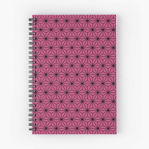 Item preview, Fuchsia Rose Pink Asanoha - Japanese Traditional Pattern designed and sold by KinitaDesign.