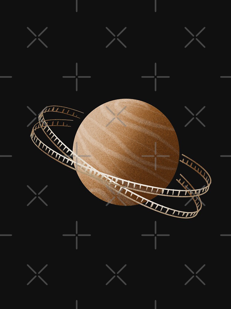 Thumbnail 7 of 7, Active T-Shirt, Brown Saturn Film designed and sold by adarovai.