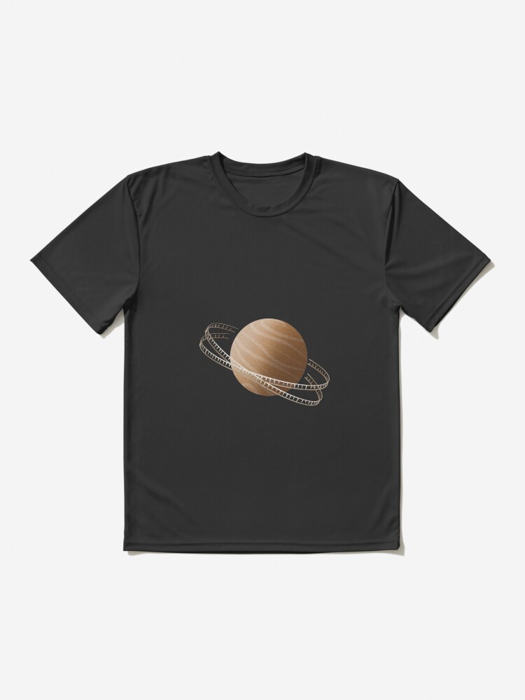 Thumbnail 2 of 7, Active T-Shirt, Brown Saturn Film designed and sold by adarovai.