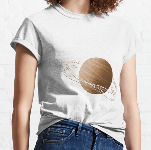 Brown Saturn Film Classic T-Shirt