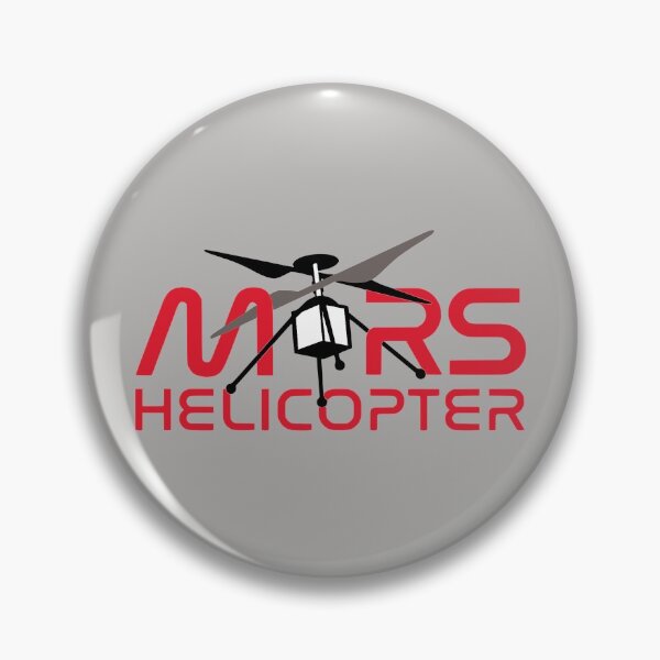 Item preview, JPL's Mars Helicopter insignia (Ingenuity) designed and sold by trendistudio.