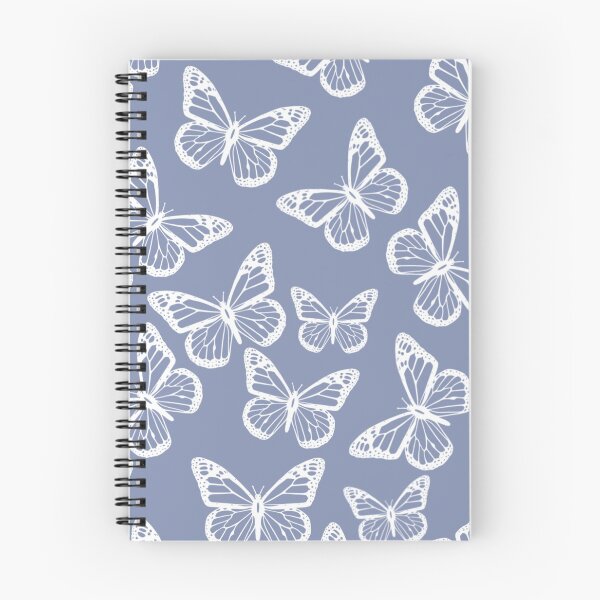 Item preview, Cute White & Blue Butterfly Pattern designed and sold by Versatill.