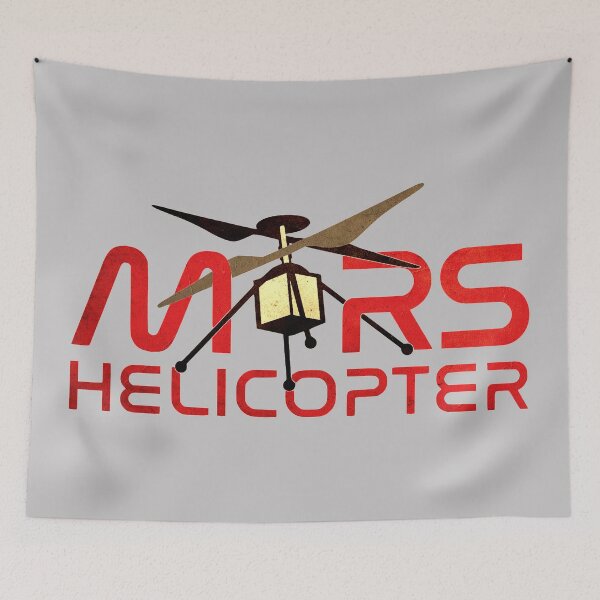 Item preview, JPL's Mars Helicopter insignia (Ingenuity) - vintage look designed and sold by trendistudio.