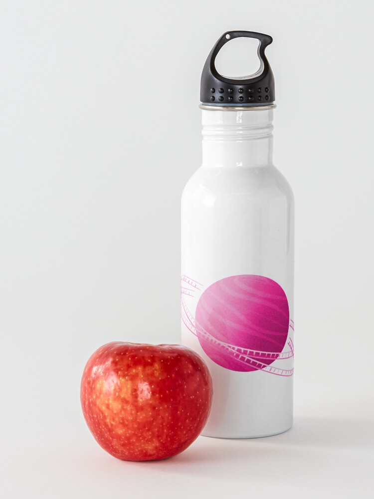 Alternate view of Pink Saturn Film Water Bottle
