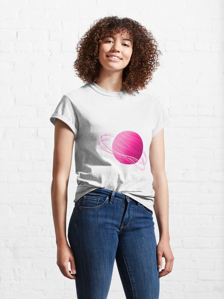 Alternate view of Pink Saturn Film Classic T-Shirt