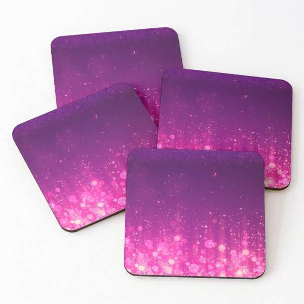 Item preview, Blurry pink lights on purple background designed and sold by fowons.