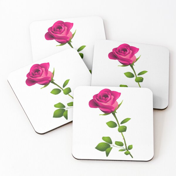 Item preview, Red Flower With Green Leafes designed and sold by kefayatullah.