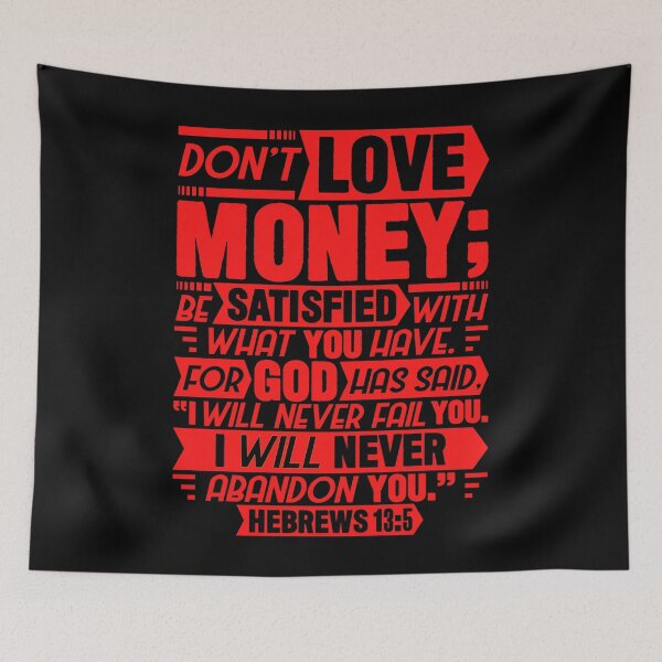 Item preview, Hebrews 13:5 designed and sold by plushism.
