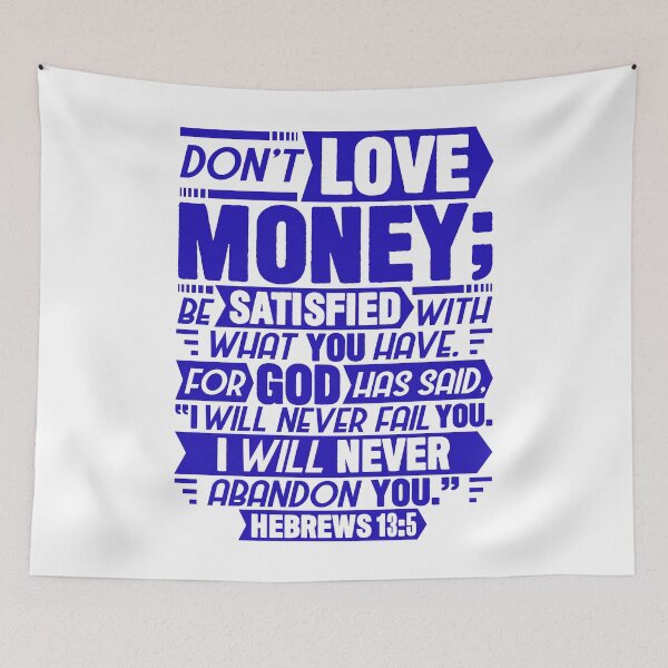 Item preview, Hebrews 13:5 designed and sold by plushism.