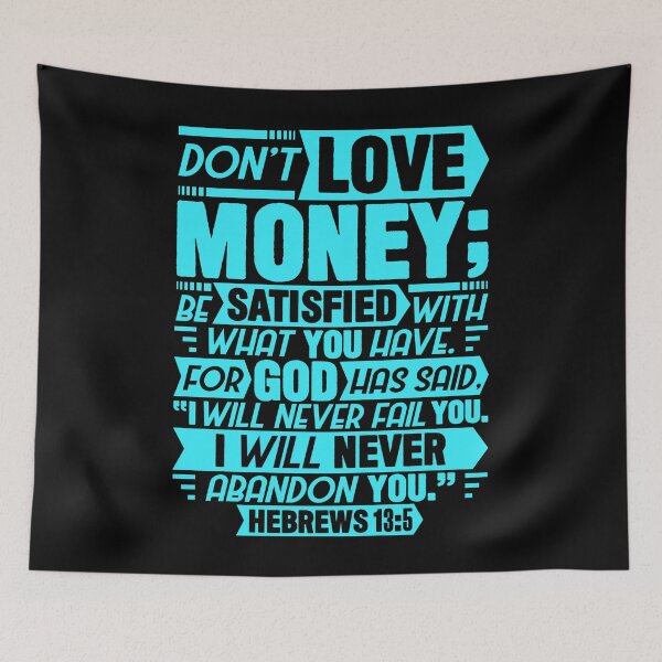 Item preview, Hebrews 13:5 designed and sold by plushism.